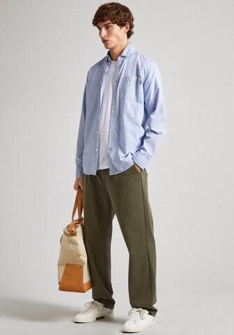 Pepe Jeans Regular fit Button Up Shirt in Blue