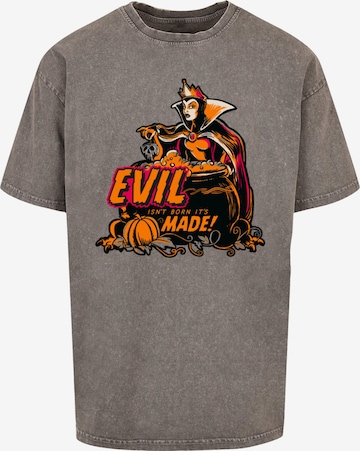 ABSOLUTE CULT Shirt ' Disney D100 - Evil Queen' in Grau: predná strana