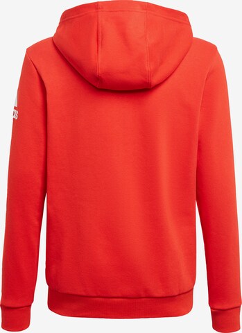 ADIDAS PERFORMANCE Skinny Sports sweat jacket in Red