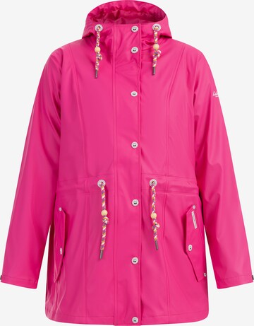 Schmuddelwedda Raincoat in Pink: front