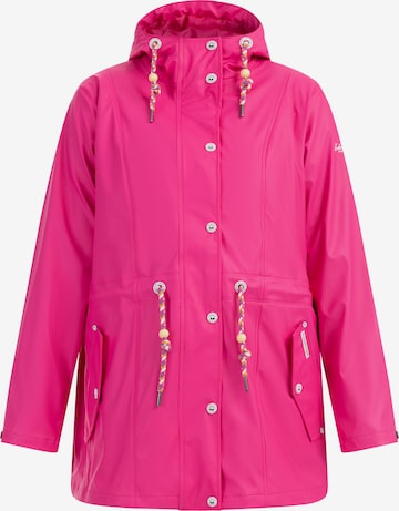 Manteau fonctionnel Schmuddelwedda en rose : devant