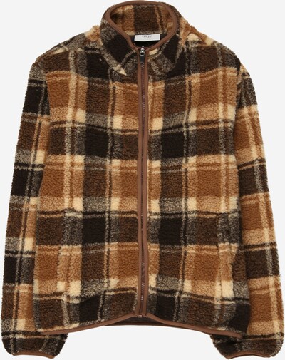 GRUNT Флисовая куртка в Бежевый / Имбирно-бежевый / Темно-коричневый, Обзор товара