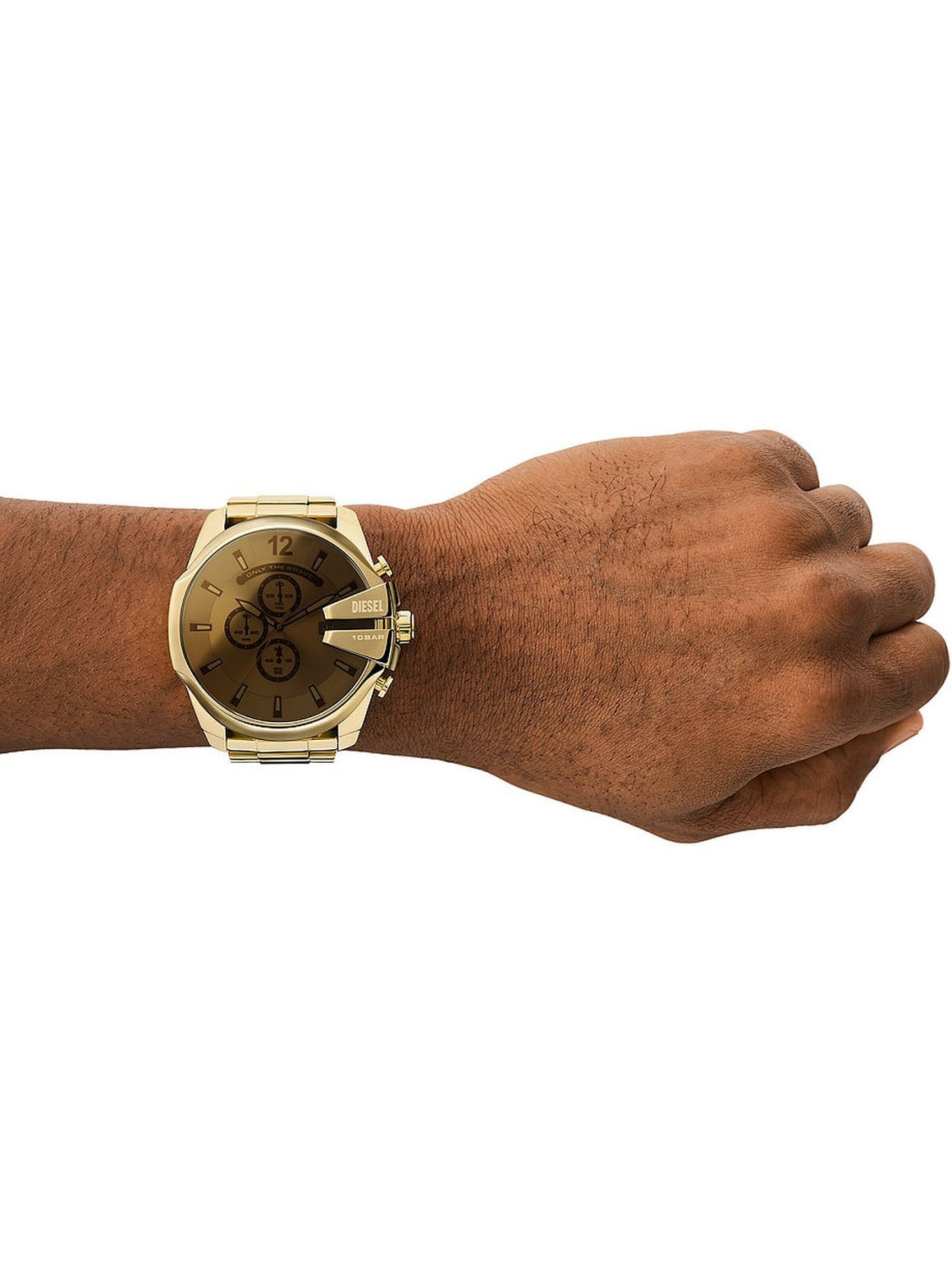 DIESEL - Reloj analógico 'Montre Homme Diesel Mega Chief Chronograph DZ4662' en oro