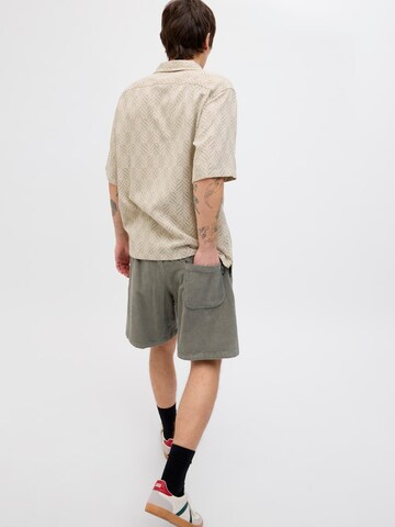 JACK & JONES Широкий Штаны 'JPSTBill' в Зеленый