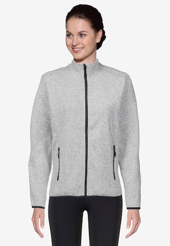 Whistler Funktionsfleecejacke 'Maleo' in Grau: predná strana