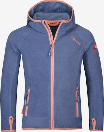 TROLLKIDS Funktionsfleecejacke 'Sandefjord' in Blau: Vorderseite