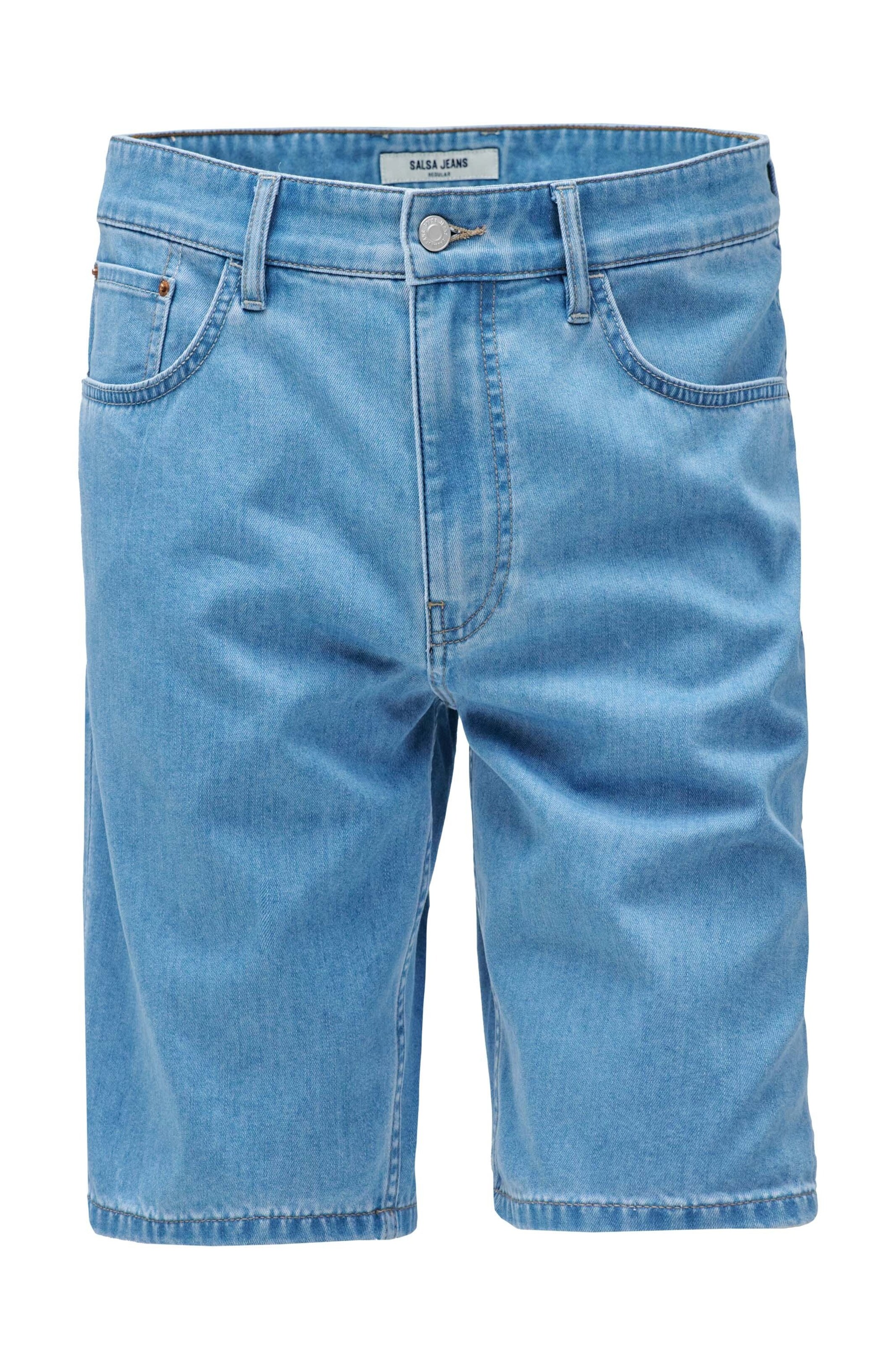 Salsa Jeans Regular Jeans in Blauw: voorkant