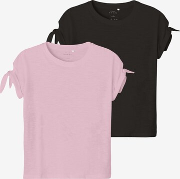 T-Shirt NAME IT en rose : devant