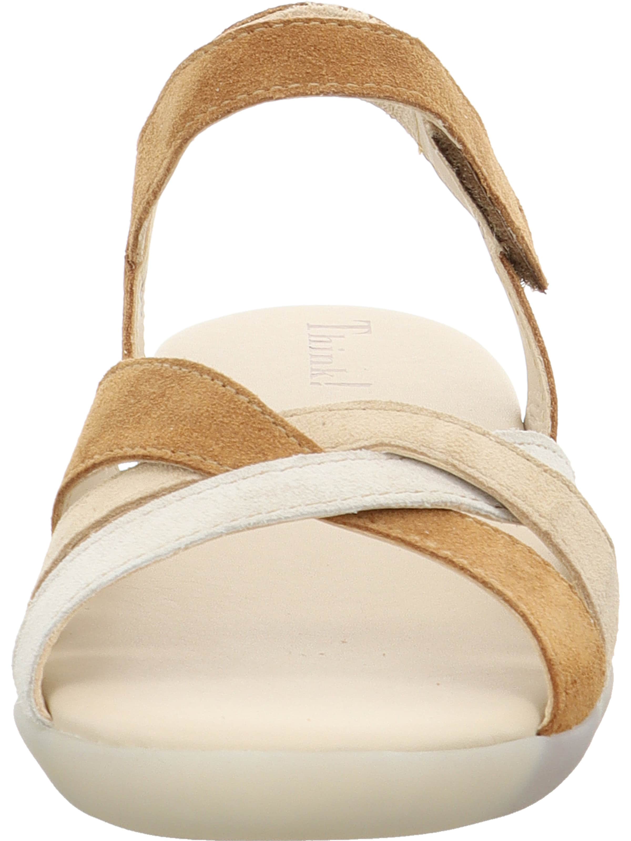 THINK! Sandals 'Nature sand' in Beige