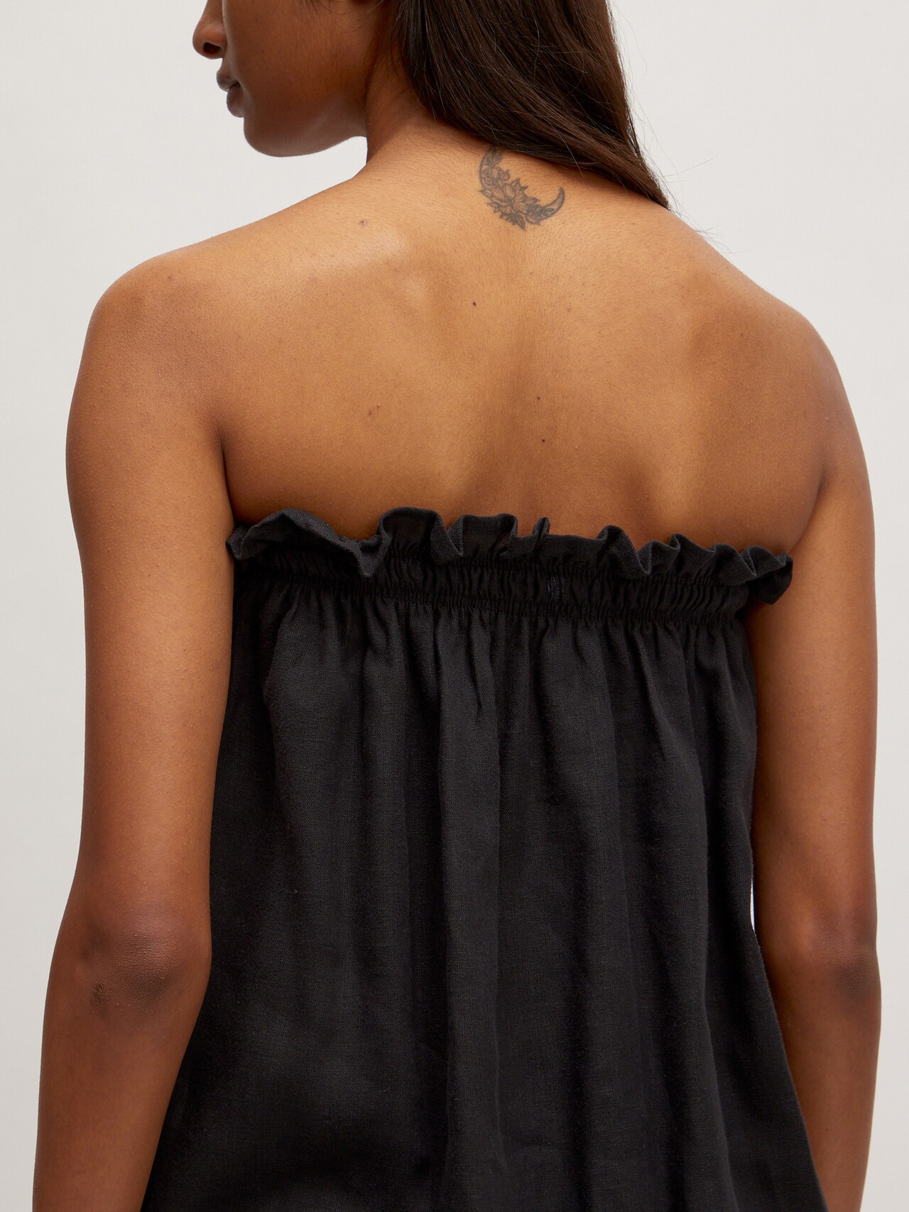 EDITED Produkte Leinenbluse 'Zahara' schwarz