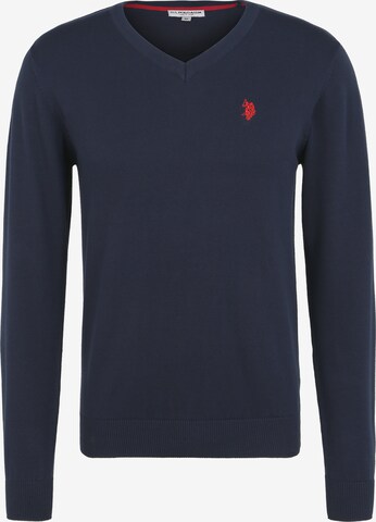 U.S. POLO ASSN. Trui in Blauw: voorkant