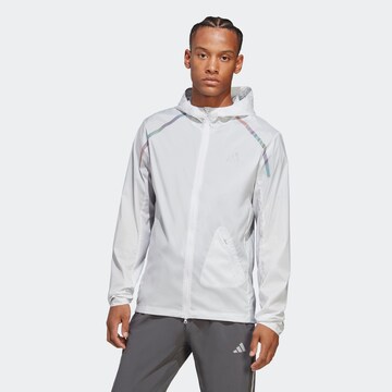 Veste de sport 'Marathon' ADIDAS SPORTSWEAR en gris : devant