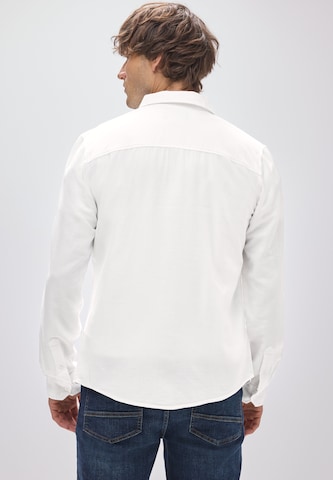 Street One MEN Slim fit Button Up Shirt in White