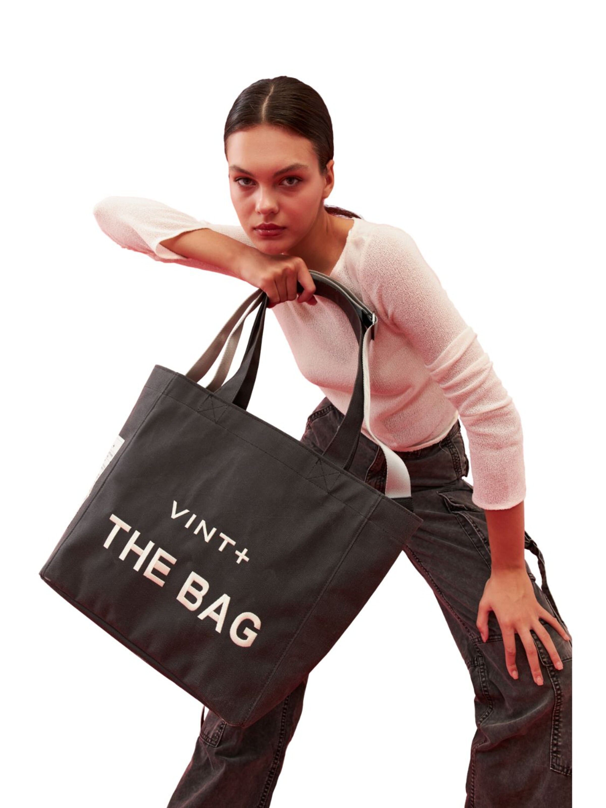 VINT+ Shopper 'Tote Bag Big' in Grey