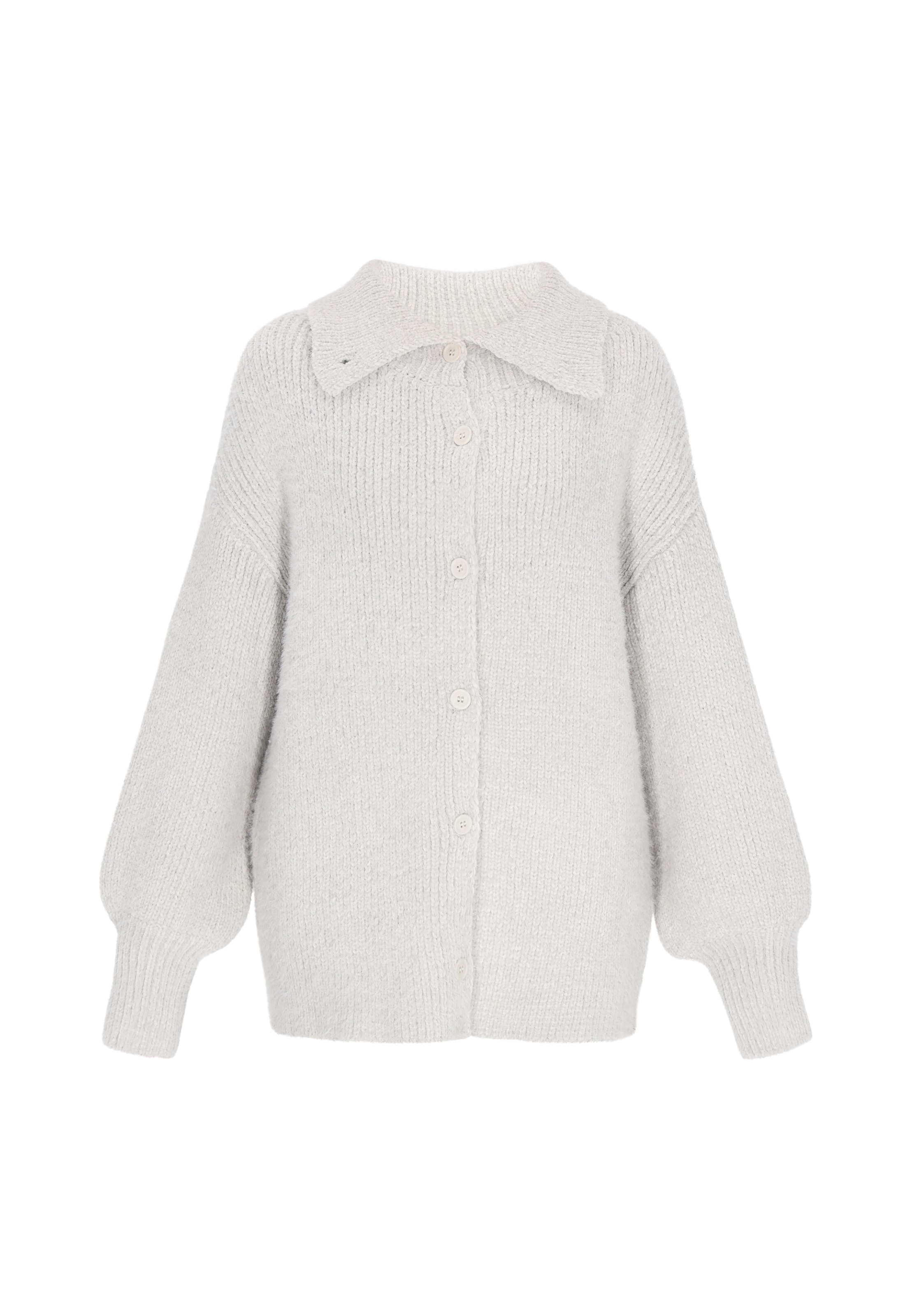 DreiMaster Vintage Oversized kardigan - světle šedá, Produkt