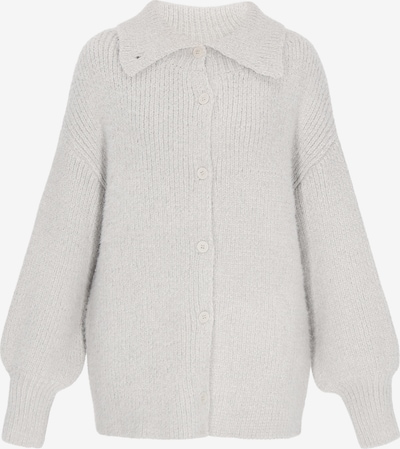 DreiMaster Vintage Strickjacke in hellgrau, Produktansicht