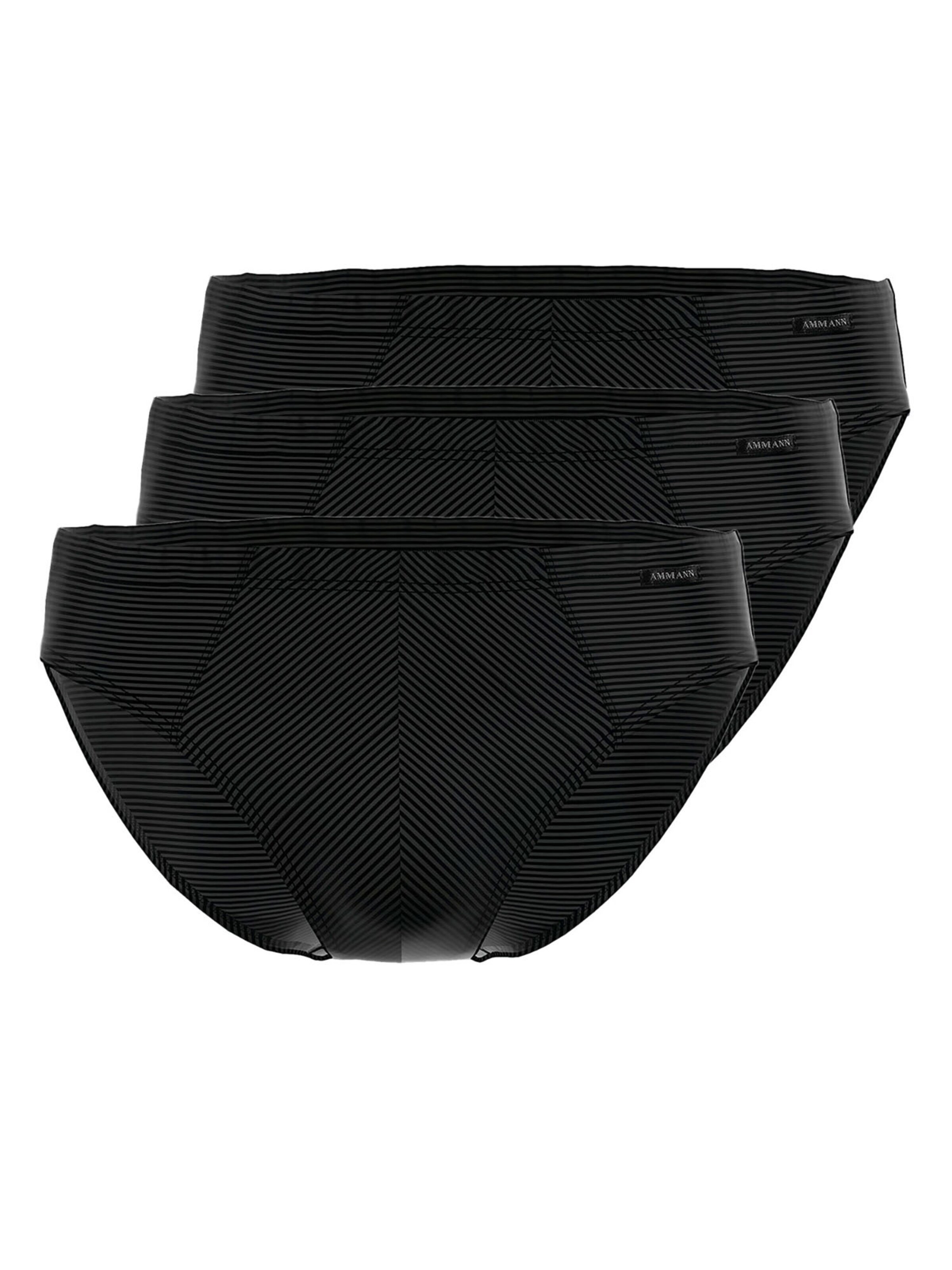 Ammann Panty 'Cotton & More' in Black: front