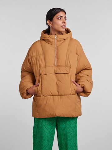 Y.A.S Between-season jacket 'Saka' in Brown: front