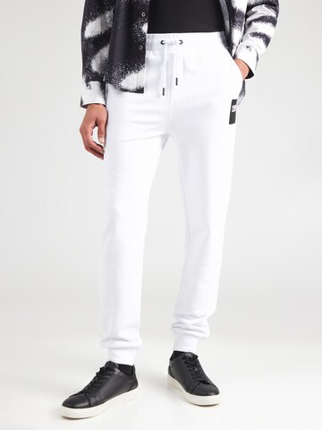 Karl Lagerfeld Tapered Hose in Weiß: Vorderseite