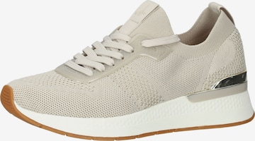 TAMARIS Låg sneaker i beige: framsida