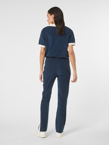 Slimfit Pantaloni 'ADRIANO slim contrast panel towelling track pants' di FILA in blu