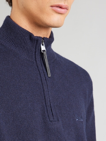 Superdry Pulóver - kék