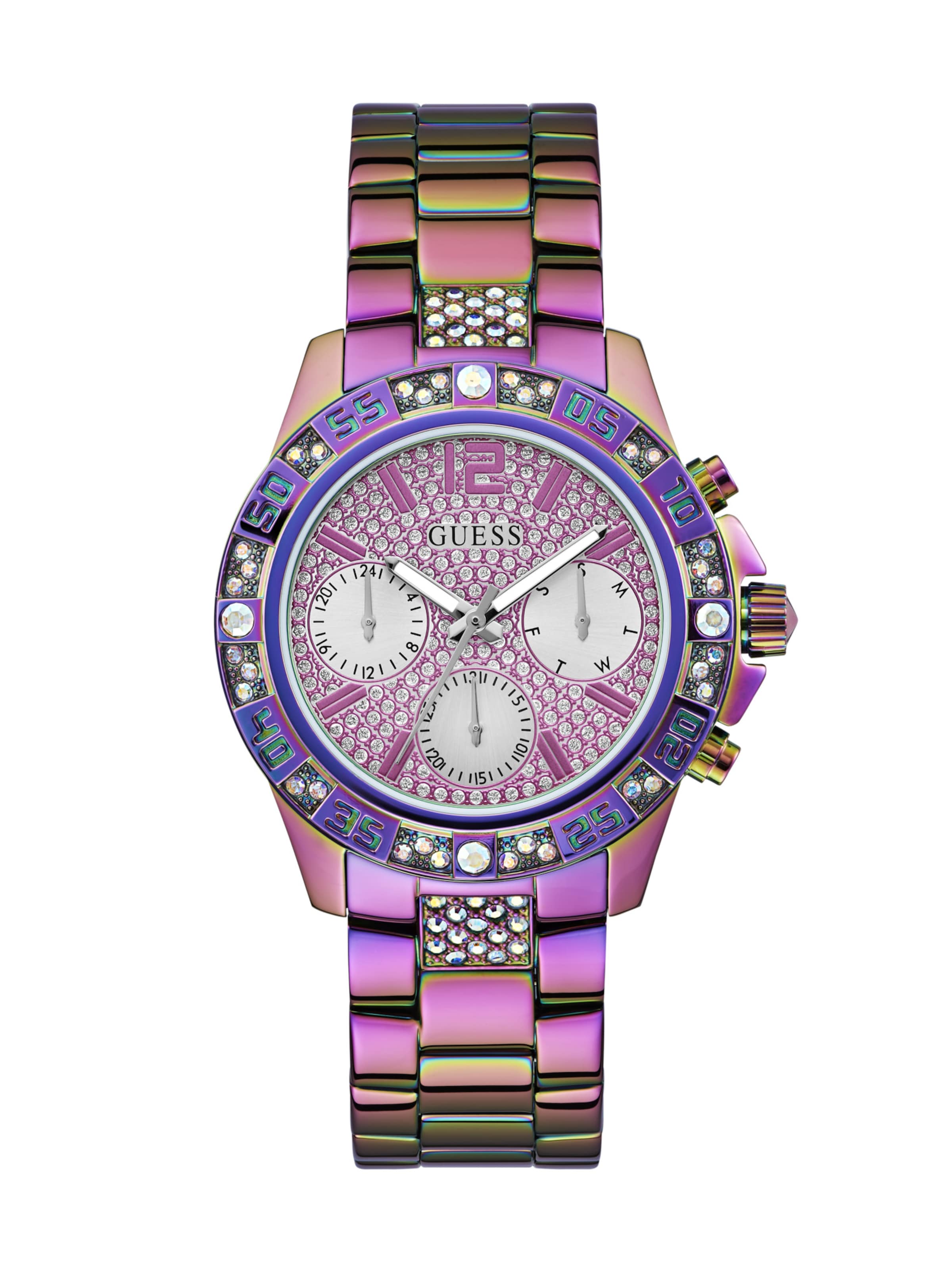 GUESS Analog Watch 'Majesty' in Mixed colors: front
