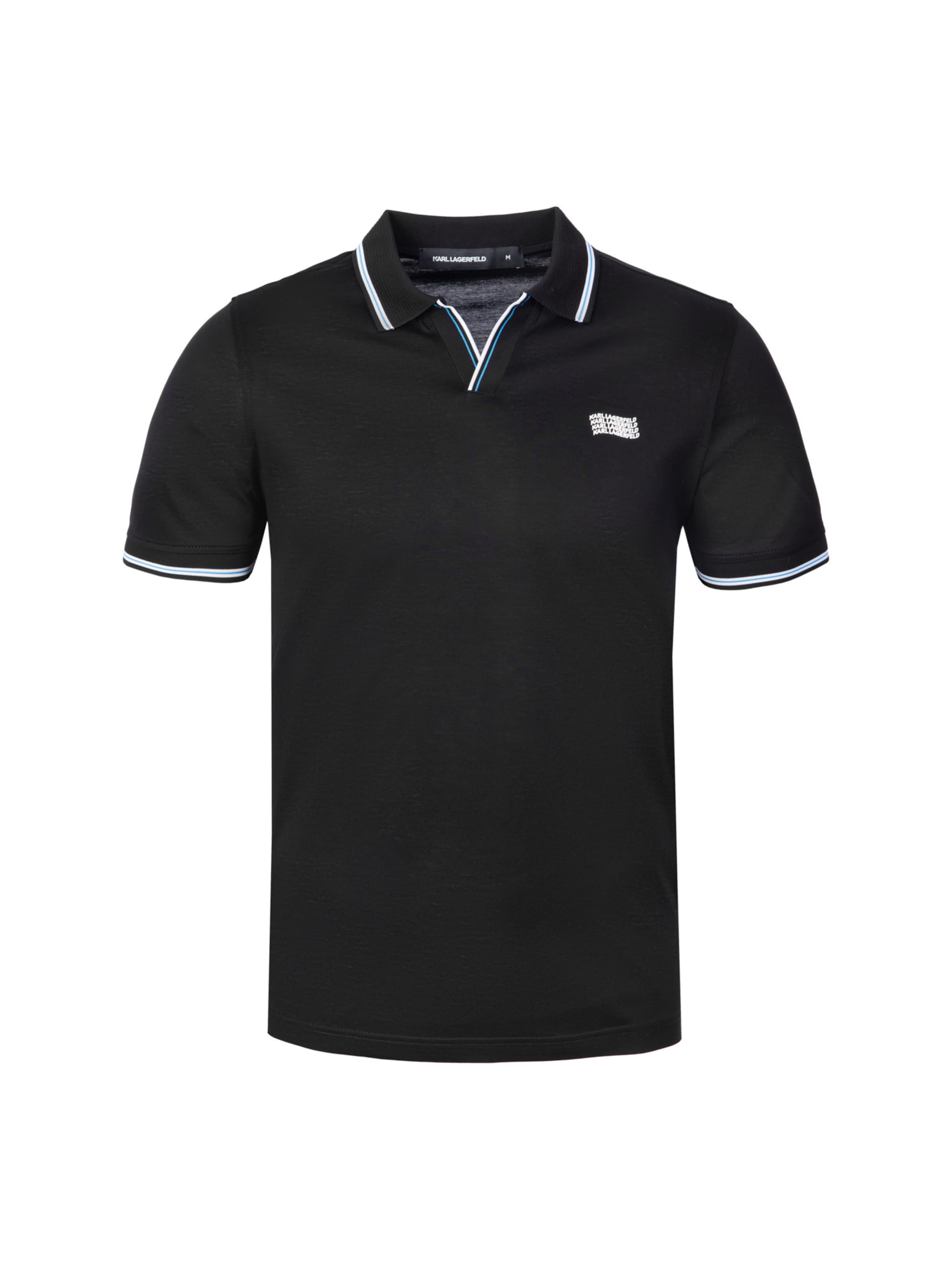 Karl Lagerfeld Shirt ' 745001 ' in Zwart: voorkant