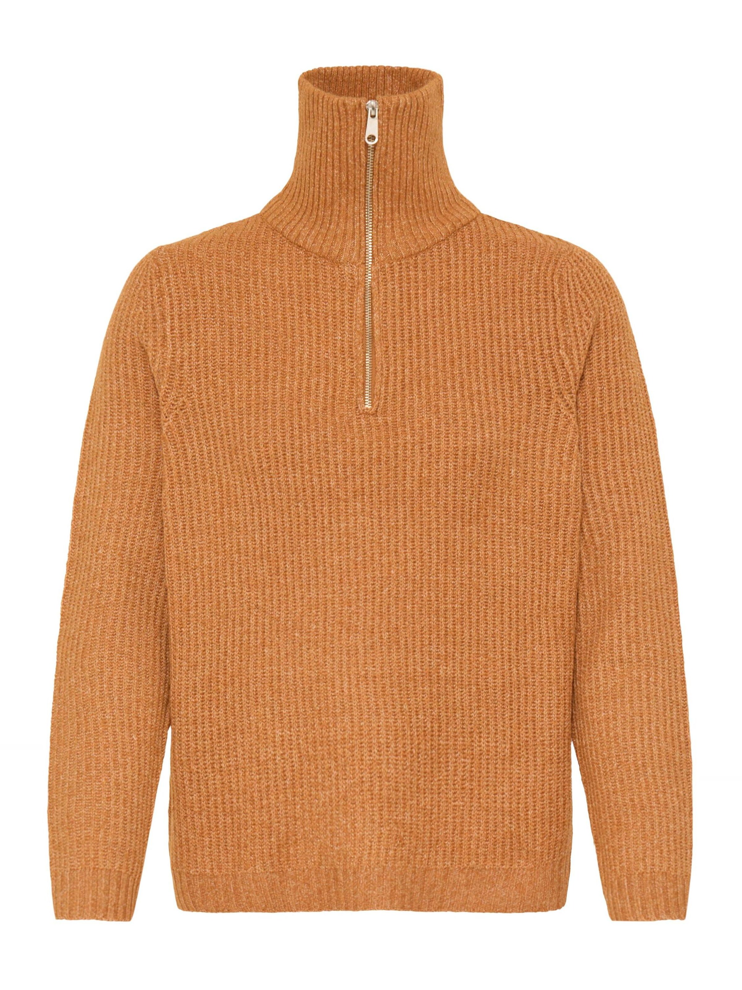 Pullover ' OXIBALLINO ' di Oxmo in marrone: frontale