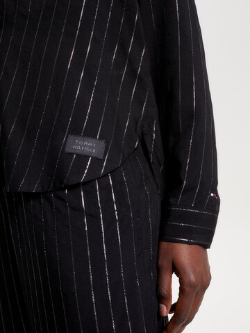 TOMMY HILFIGER Schlafshirt in Schwarz