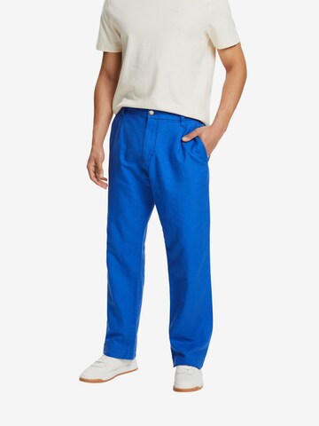 Loosefit Pantalon à pince ESPRIT en bleu