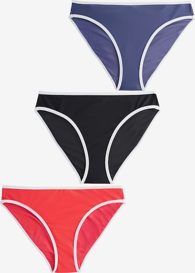 Next Bikini donji dio veličine XS u safirno plava / crvena / crna, Pregled proizvoda