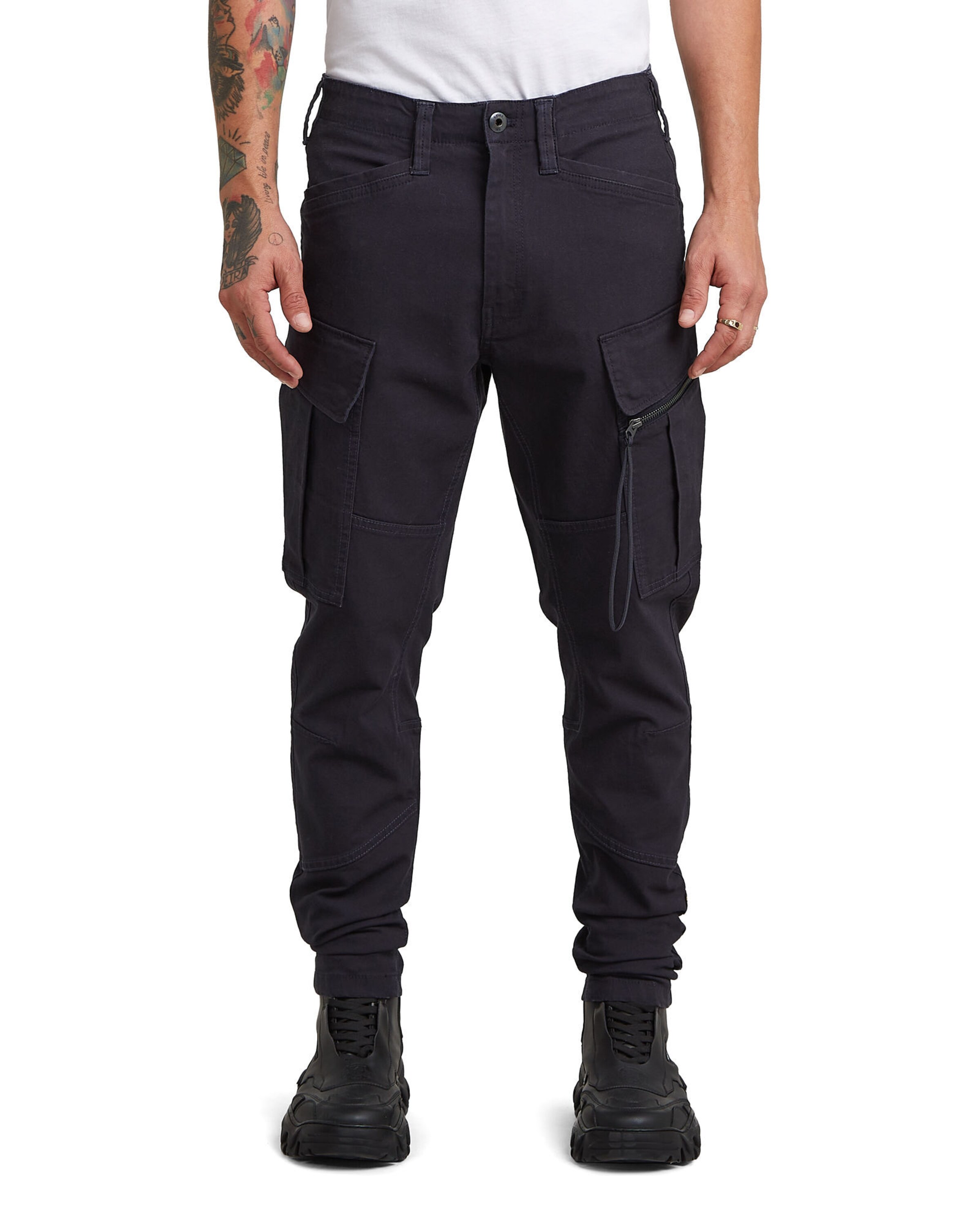 G-STAR Skinny Cargo trousers in Purple: front