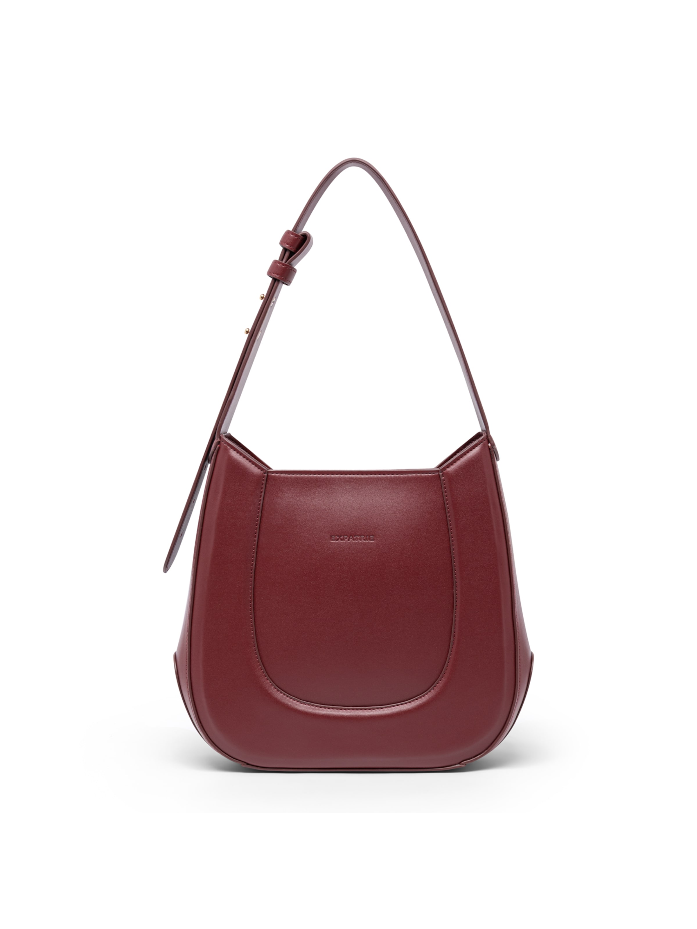 Sac bandoulière Expatrié en rouge : devant