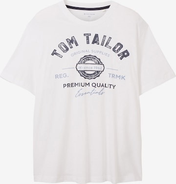 TOM TAILOR Men + Koszulka w kolorze biały: przód