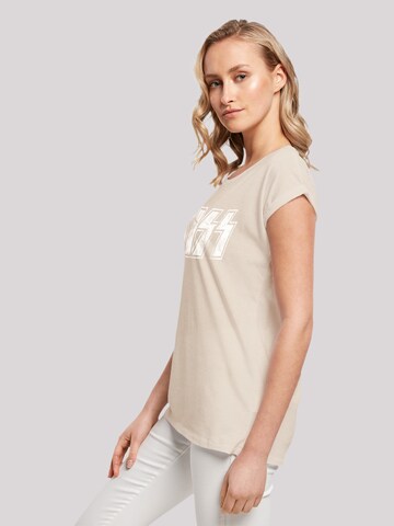 F4NT4STIC T-Shirt 'Kiss ' in Beige