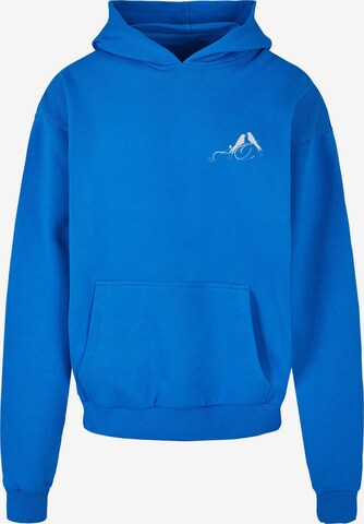 Merchcode Sweatshirt 'Love Birds' in Blue: front