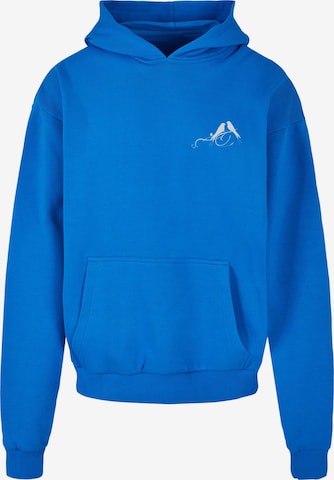 Merchcode Sweatshirt 'Love Birds' in Blau: predná strana