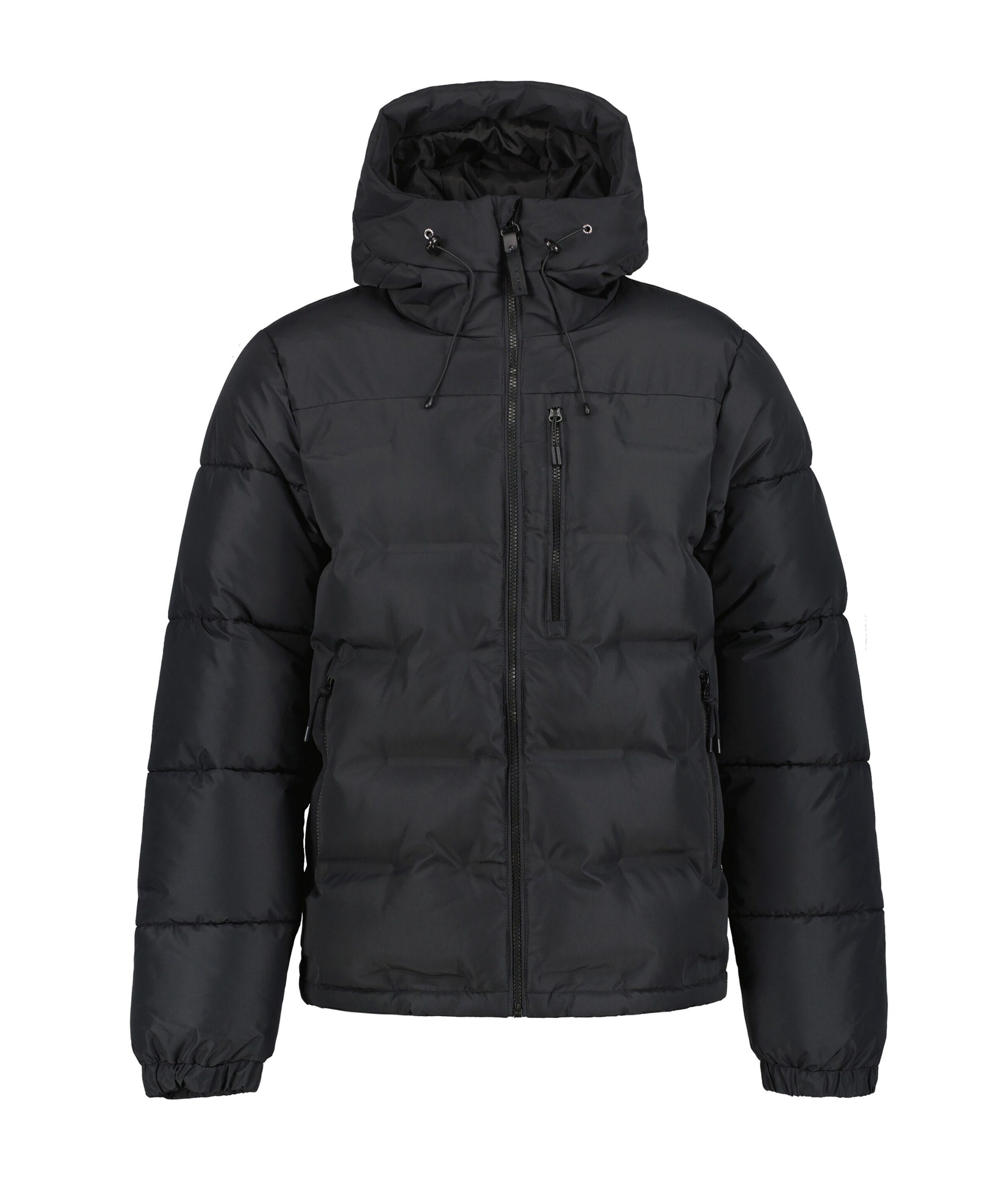 ICEPEAK Winter Jacket in Black: front