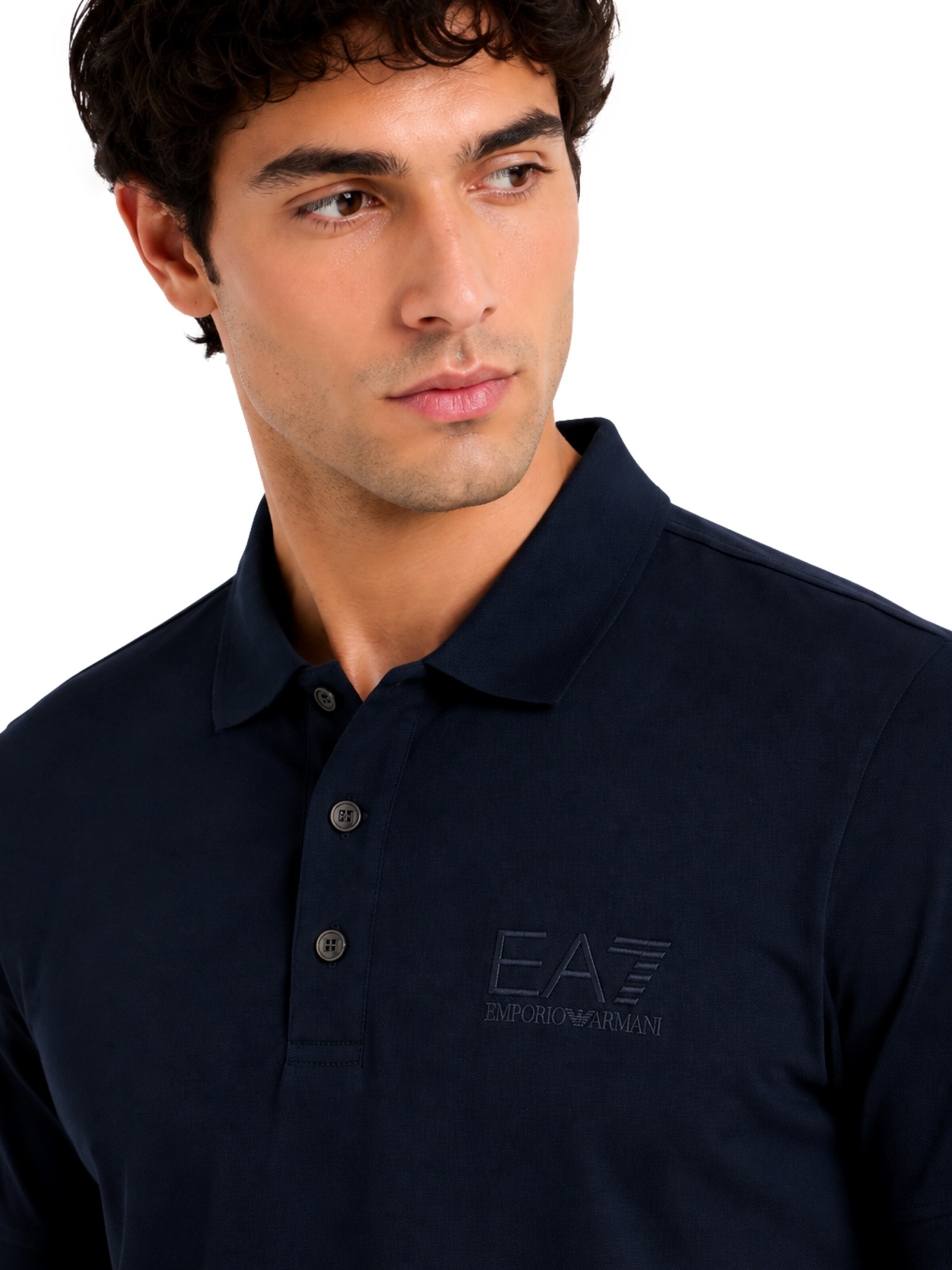 EA7 Emporio Armani Poloshirt in Blau