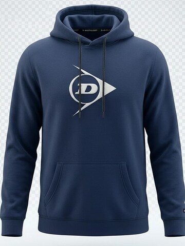DUNLOP Sweatshirt 'Essential Hooded Sweat XXL' in Blue: front