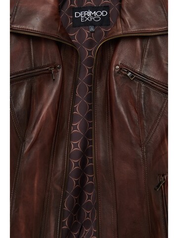 Derimod Between-season jacket 'Janet' in Brown