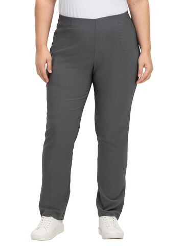 SHEEGO Regular Pants in Grey: front