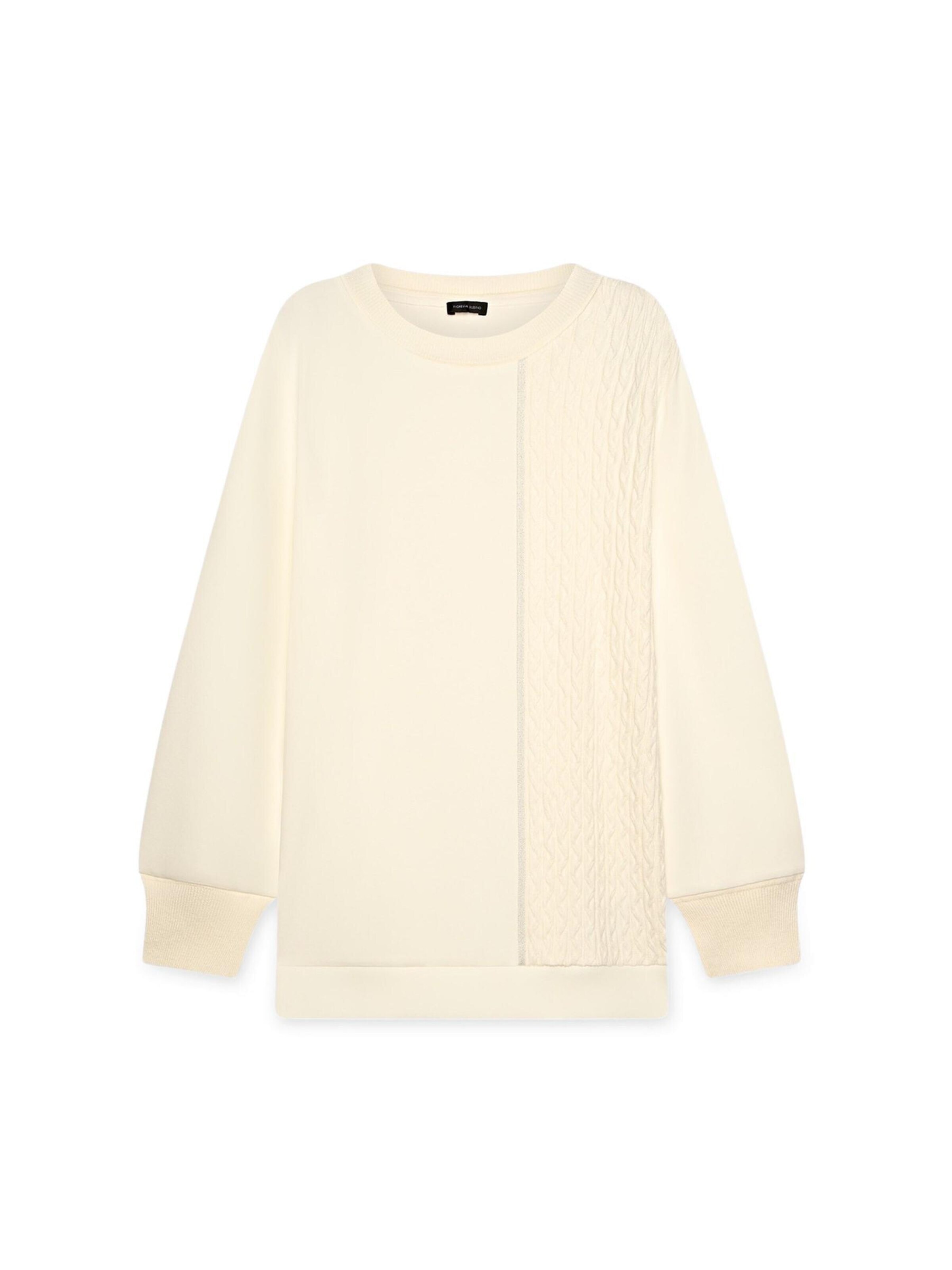 Pull-over Fiorella Rubino en blanc : devant