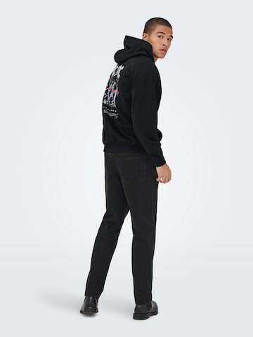 Only & Sons Sweatshirt 'ONSACDC' in Black