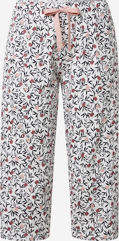 CALIDA Pajama Pants 'Favourites Dreams' in White: front