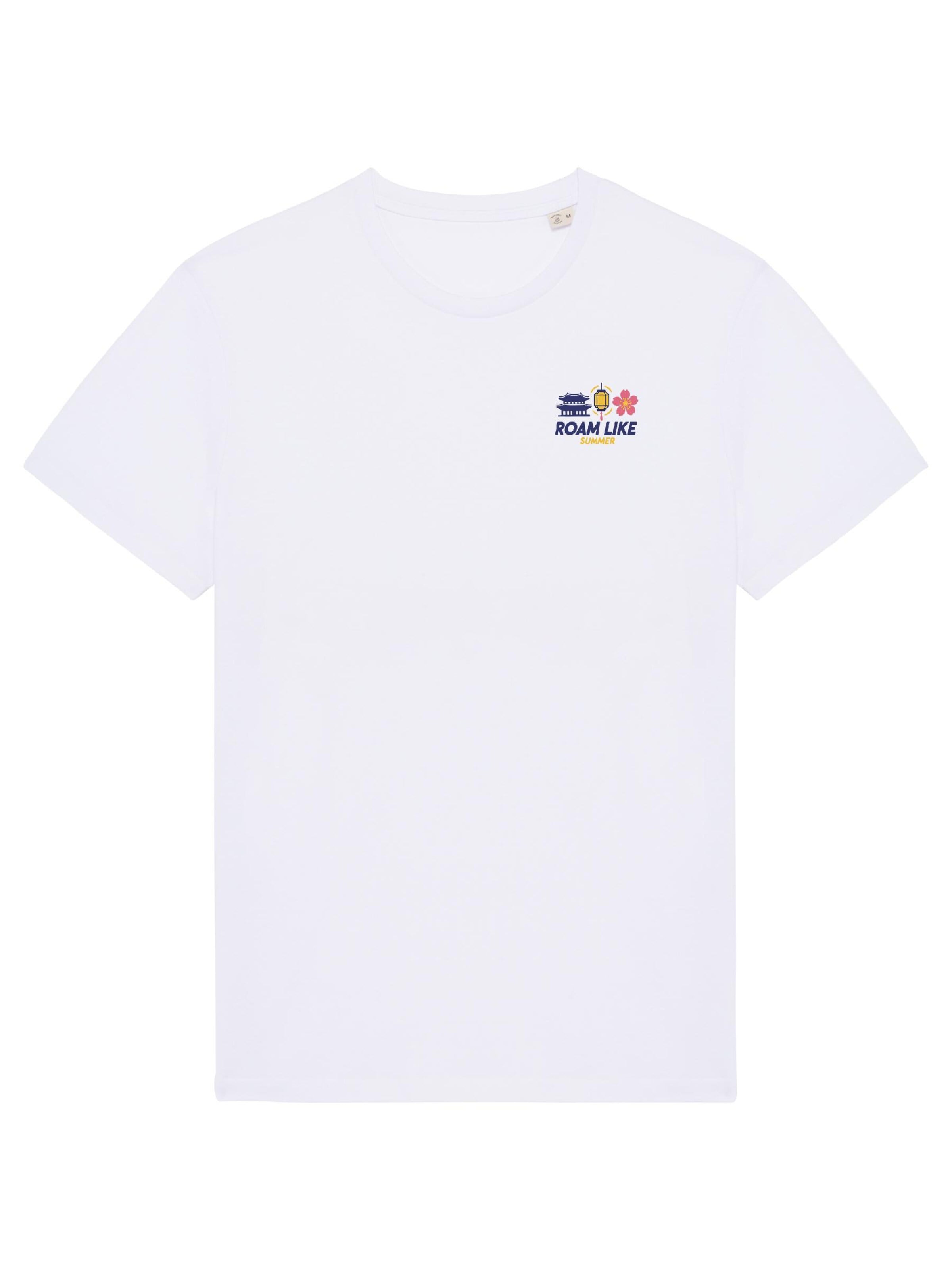 RoamLikeSummer Shirt 'Ramen Club' in White: front