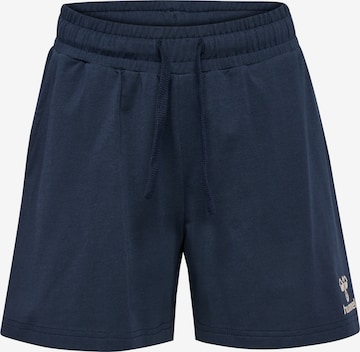 Hummel Loosefit Broek 'Miriam' in Blauw: voorkant