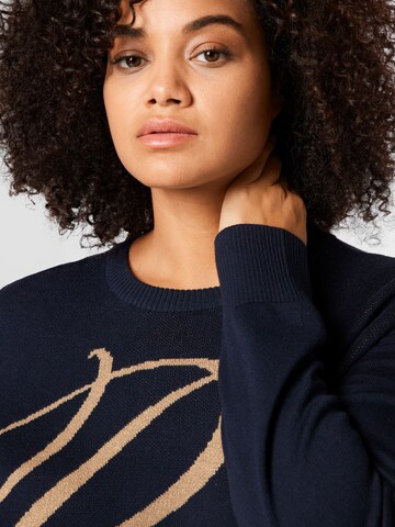 Lauren Ralph Lauren Plus Sweater 'JANITRA' in Blue