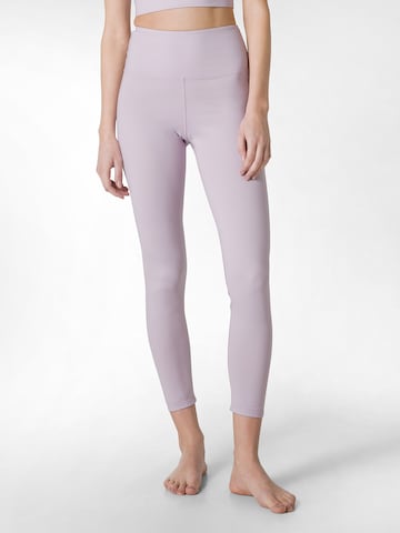 DEHA Skinny Sportbroek in Lila: voorkant